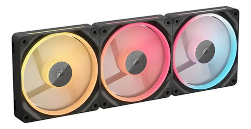 Ventilador Corsair Icue Link Lx120-r, 3x 120mm, 2400rpm, Rgb