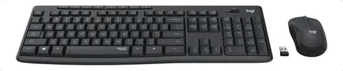 Combo Logitech Mk295 Teclado Y Mouse Inalámbrico Color Negro Negro
