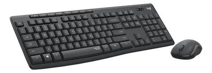 Combo Logitech Mk295 Teclado Y Mouse Inalámbrico Color Negro Negro