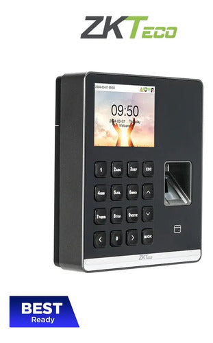 Reloj Checador Zkteco Sensefp M1 Huella Rfid Wifi 500 Huellas Negro