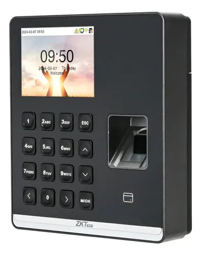 Reloj Checador Zkteco Sensefp M1 Huella Rfid Wifi 500 Huellas Negro