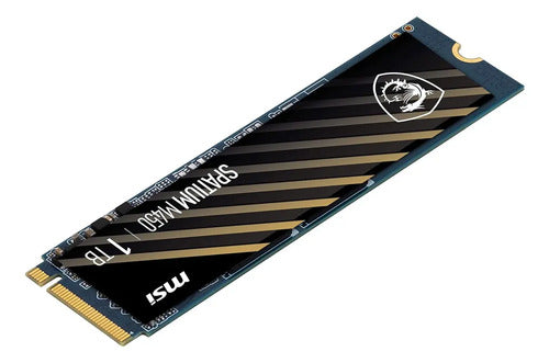 Ssd Msi Spatium M450 Nvme, 1tb, M.2 3000 Mb/s 3600 Mb/s Negro