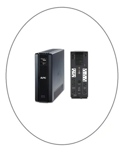 No Break Apc Back-ups Pro Br1500g, 865w 1500va 10 Conexiones Negro