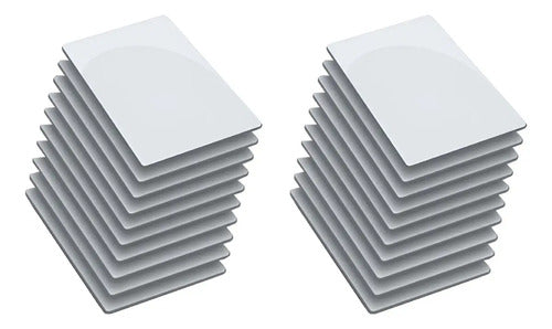 Paquete 10 Tarjetas Id 125khz Folio Impreso Zkteco Idcardn