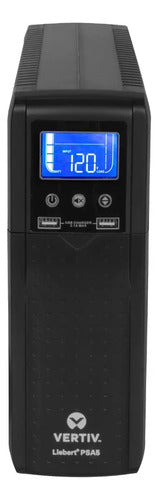 Ups Vertiv Liebert Psa5 1000va Pantalla Lcd Indicador Negro Negro