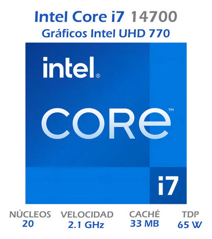 Procesador Intel Core I7-14700 5.4ghz 20 Núcleos Lga 1700