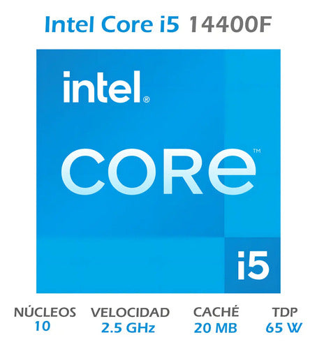 Procesador Intel Core I5 14400f 2.5ghz 10 Core Lga 1700 4.7