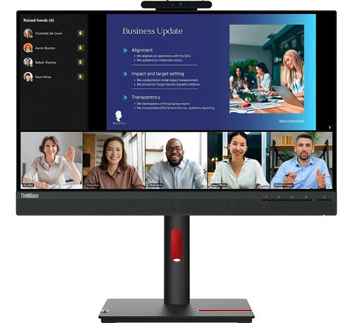 Monitor Lenovo Thinkvision T24v-30, 23.8 1920x1080 Wled Ips Color Negro