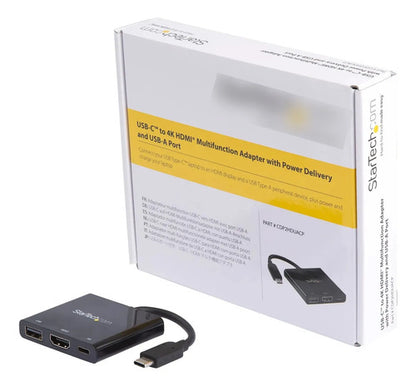 Startech Adaptador Multifunción Usb C Macho - Hdmi 4k Hembra