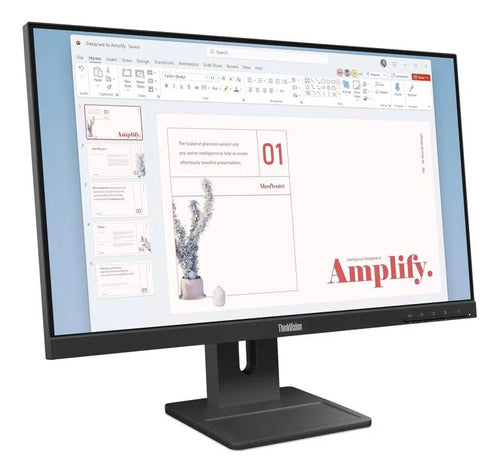 Monitor Lenovo Thinkvision E24-40 Led 23.8 , Full Hd, 100hz Negro