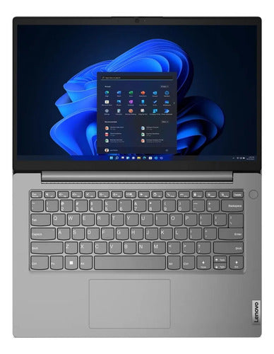 Laptop Lenovo V14 Gen 4 14  Fhd Ryzen 5 7430u 16gb 512gb Ssd Gris