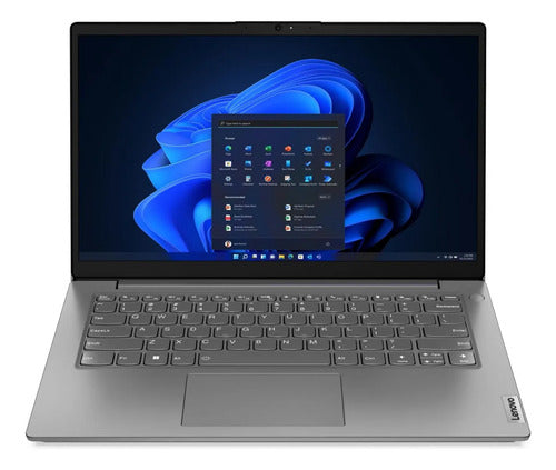 Laptop Lenovo V14 Gen 4 14  Fhd Ryzen 5 7430u 16gb 512gb Ssd Gris