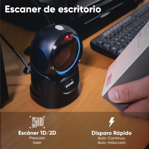 Evotec Escaner De Codigos De Barras 2d Ev-3008