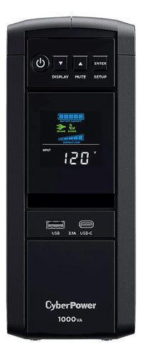 No Break Cyberpower Línea Interactiva, 600w 1.000va 5 Salida Negro