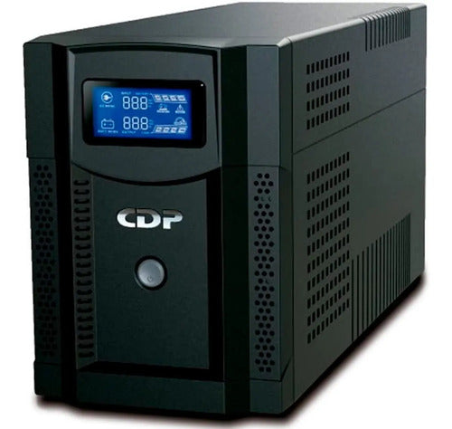 No-break Cdp Uprs-1508 1500va/1050w Ups Interactiva Avr 8 Negro