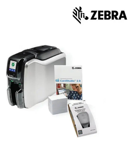 Impresora De Tarjetas Zebra Zc300 Dual Zc32-000cq00la00