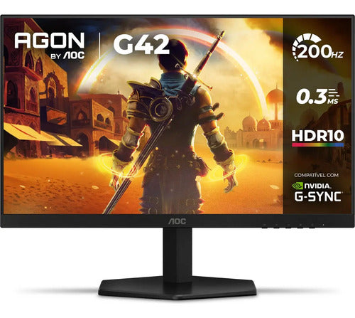 Monitor Aoc Gaming 24g42he 24 Full Hd 200hz Negro Negro