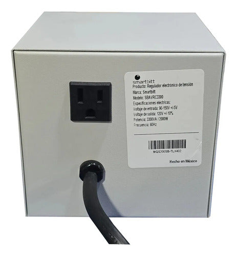 Regulador Linea Blanca Smartbitt Ac 3300 3300va 2000w Beige Beige