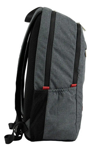 Mochila Urbana Swissmobility Jones  15.6  Y Bolsillos Negro Liso