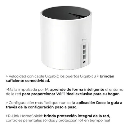 Tp-link Router Decox55 Mu-mimo Firewall, Wi-fi 6, 1 X Rj-45