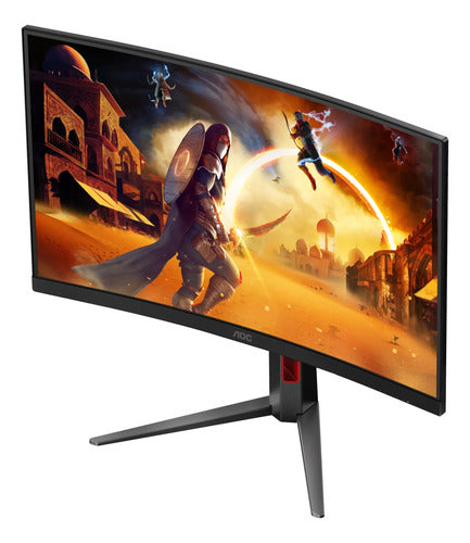 Monitor Gamer Curvo Aoc C27g4h2 Led 27 , Fhd 200hz Negro Negro