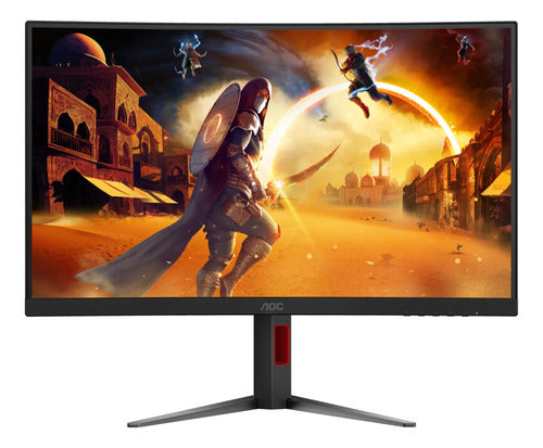 Monitor Gamer Curvo Aoc C27g4h2 Led 27 , Fhd 200hz Negro Negro