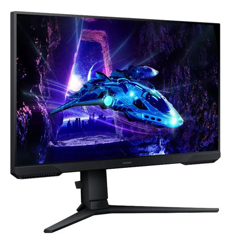 Monitor Gamer Samsung 24 Pulgadas Odyssey, Fhd Va,180 Hz, G3 Color Negro