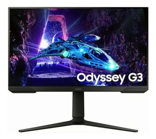 Monitor Gamer Samsung 24 Pulgadas Odyssey, Fhd Va,180 Hz, G3 Color Negro