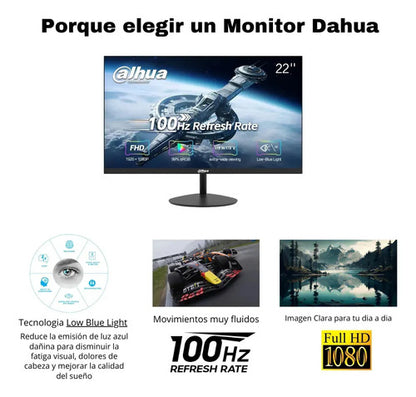 Monitor 22 Dahua Dhi-lm22-a200y - 100hz Negro
