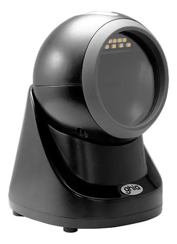 Ghia Gsom3 Lector De Código De Barras Led, 2d Cable Usb Negro