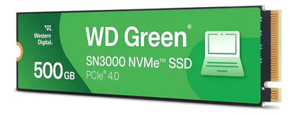 Ssd Interno Western Digital Sn3000 Wds500g4g0e 500gb Negro Verde