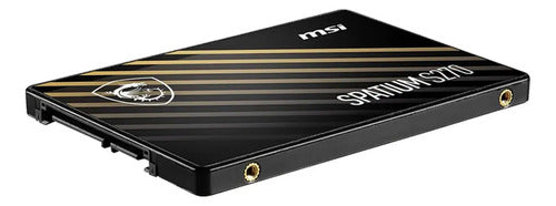 Ssd Msi Spatium S270 480gb 2.5 Sata Iii 500/450 Mb/s Negro Negro