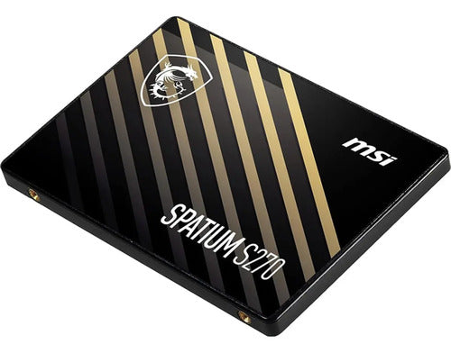 Ssd Msi Spatium S270 480gb 2.5 Sata Iii 500/450 Mb/s Negro Negro