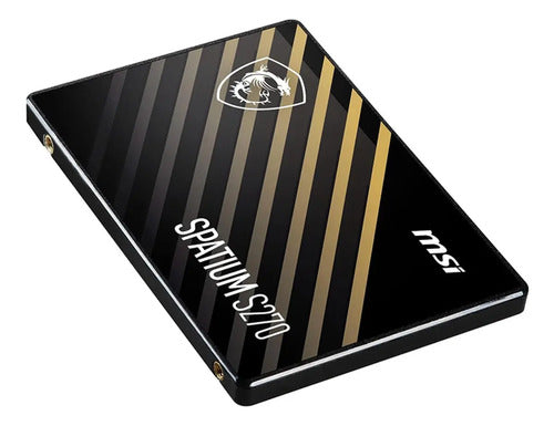 Ssd Msi Spatium S270 480gb 2.5 Sata Iii 500/450 Mb/s Negro Negro