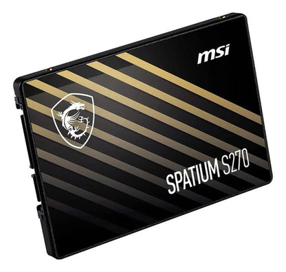 Ssd Msi Spatium S270 480gb 2.5 Sata Iii 500/450 Mb/s Negro Negro