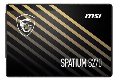 Ssd Msi Spatium S270 480gb 2.5 Sata Iii 500/450 Mb/s Negro Negro