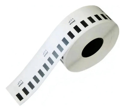 Etiqueta Plástica Continua Texto Negro 29mmx15.2mm /v /vc