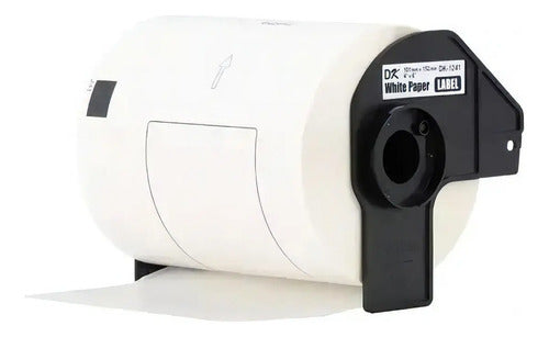 Etiqueta Adhesiva Brother Dk-1241 Blanca 200 Hojas Blanco