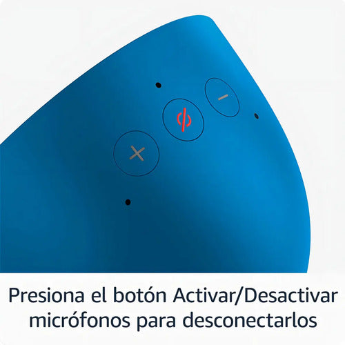 Amazon Echo Spot Azul Color Azul Acero Azul Acero