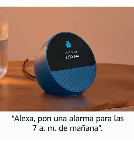 Amazon Echo Spot Azul Color Azul Acero Azul Acero