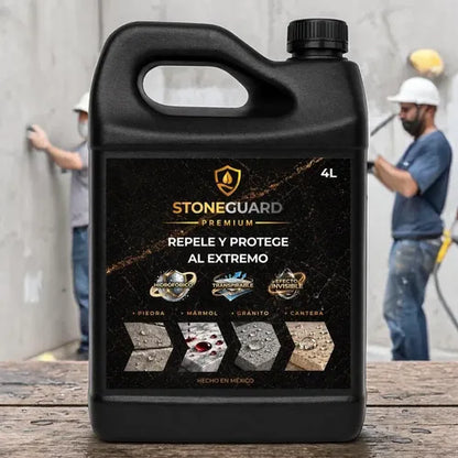 Stoneguard Sellador Repelente 4l Base Agua Efecto Invisible Incoloro Efecto Invisible