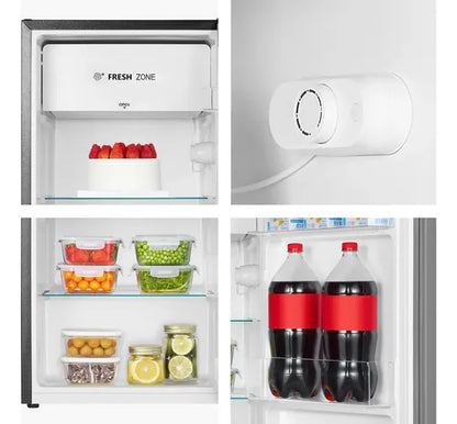 Hisense Frigobar Rr33d6agx1, 3.3 Pies Cúbicos, Plata Gris