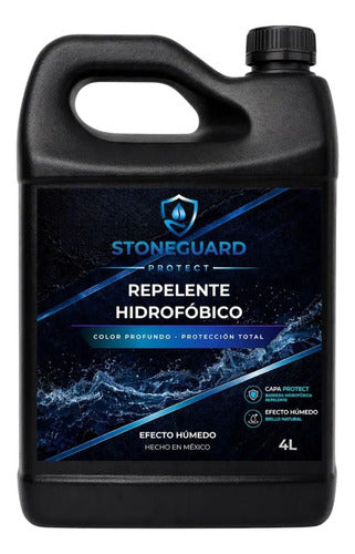 Sellador Hidrofugante 4l Repelent Agua Anti-musgo Stoneguard