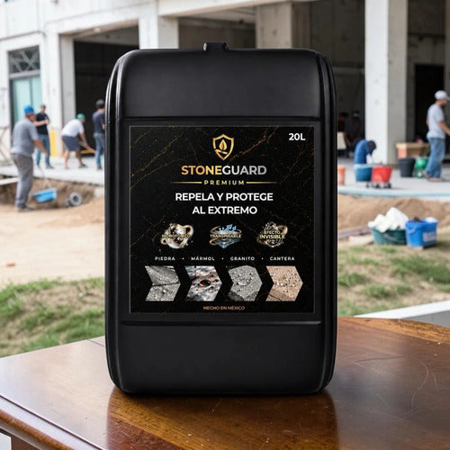 Stoneguard Sellador Repelente 20l Base Agua Efecto Invisible