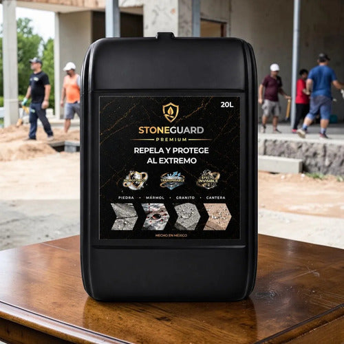 Stoneguard Sellador Repelente 20l Base Agua Efecto Invisible