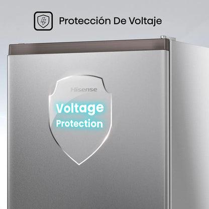 Hisense Frigobar Rr16d6agx1, 1.6 Pies Cúbicos, Plata Plateado