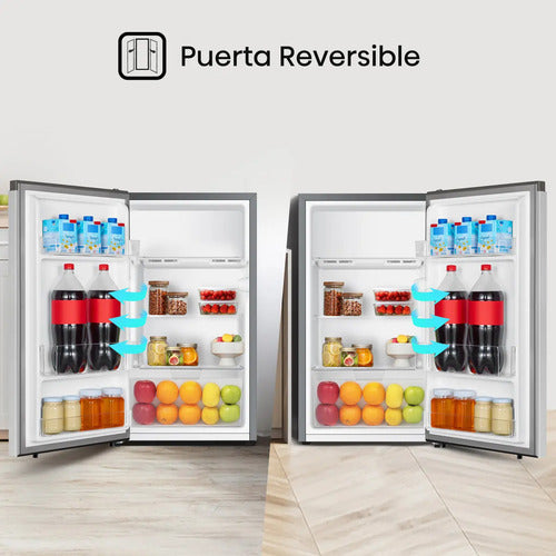 Hisense Frigobar Rr43d6acx1, 4.2 Pies Cúbicos, Gris Gris