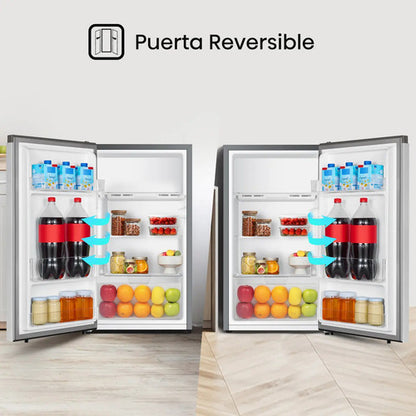 Hisense Frigobar Rr43d6acx1, 4.2 Pies Cúbicos, Gris Gris