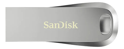Memoria Sandisk 256gb Usb 3.2 Gen1 Ultra Luxe Metalica Plateado Metálico