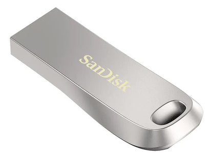 Memoria Sandisk 256gb Usb 3.2 Gen1 Ultra Luxe Metalica Plateado Metálico